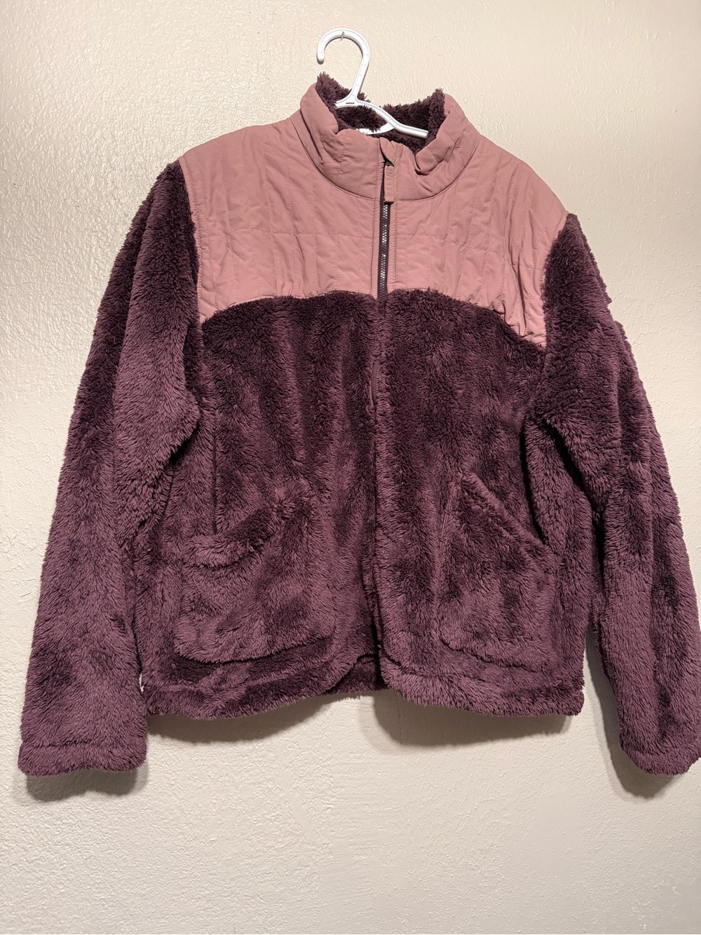 Columbia Mountain crest Full Zip Fleece jacket Woman’s Plus Size 2X XXL purple
